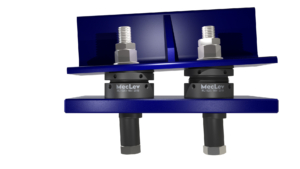 Mechanical Levelling, adjustable and re-usable steel mounting chock
